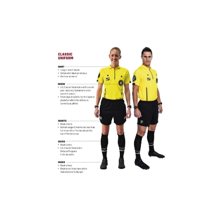 REFEREE UNIFORMS AND EQUIPMENT SYA