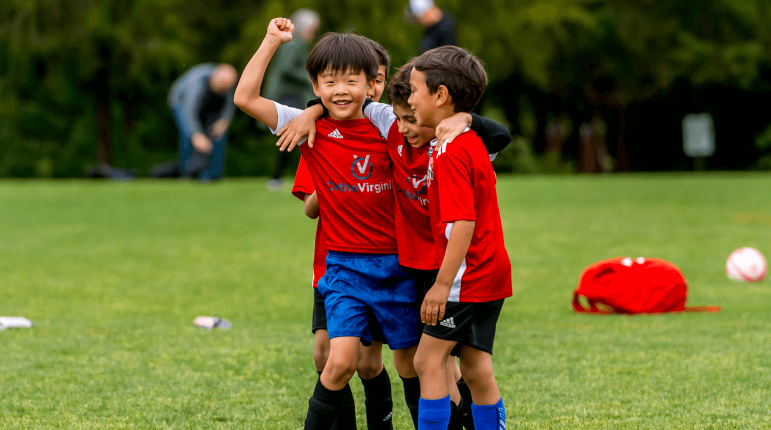 SYA boys at a soccer game