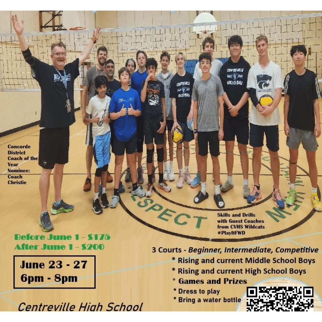 Centreville High School Boys Summer Volleyball Camp