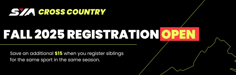 SYA Fall Cross Country registration is open