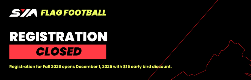 flag football registration Closed