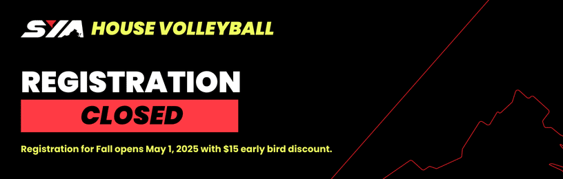 spring house volleyball registration Closed