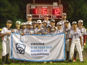 SYA’s 8-10 All-Stars won the D10 Championship game against Fairfax Nationals