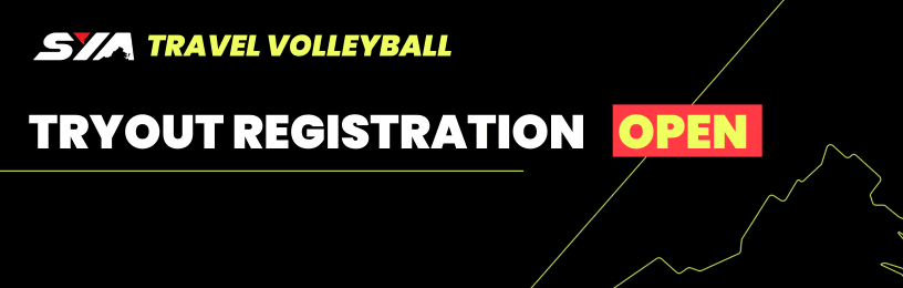 Tryout Registration open for SYA Travel Volleyball